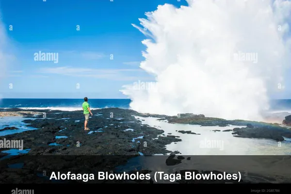 Alofaaga Blowholes (Taga Blowholes)