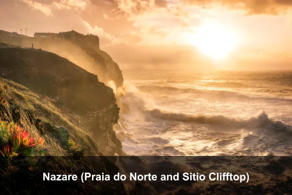 Nazare (Praia do Norte and Sitio Clifftop)