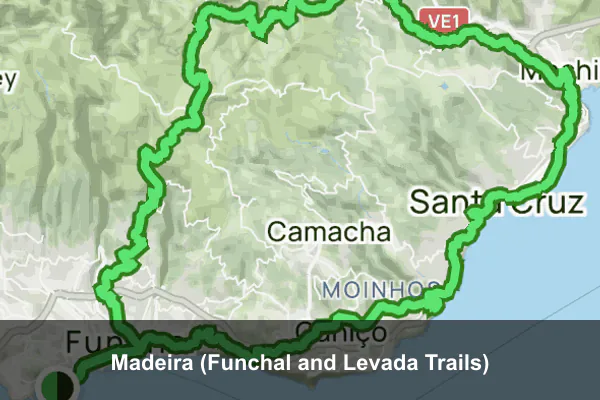 Madeira (Funchal and Levada Trails)