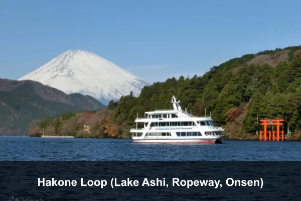 Hakone Loop (Lake Ashi, Ropeway, Onsen)
