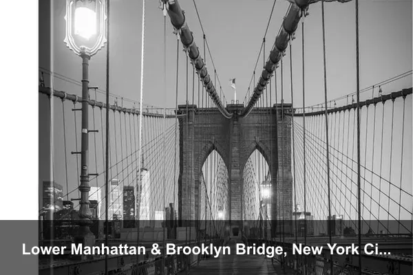 Lower Manhattan & Brooklyn Bridge, New York City