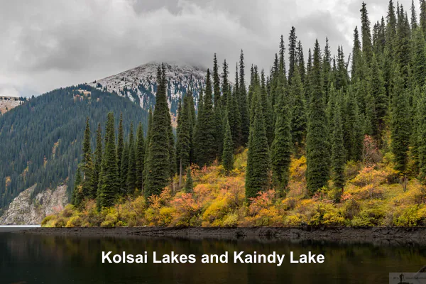 Kolsai Lakes and Kaindy Lake