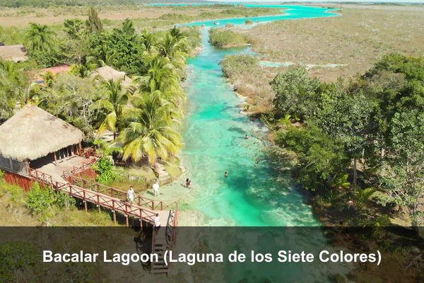 Bacalar Lagoon (Laguna de los Siete Colores)