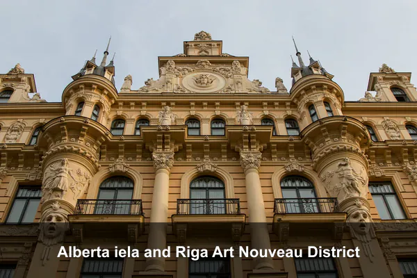 Alberta iela and Riga Art Nouveau District