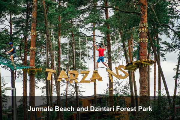 Jurmala Beach and Dzintari Forest Park