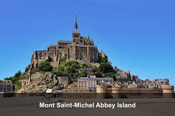 Mont Saint-Michel Abbey Island