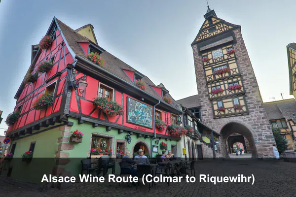 Alsace Wine Route (Colmar to Riquewihr)