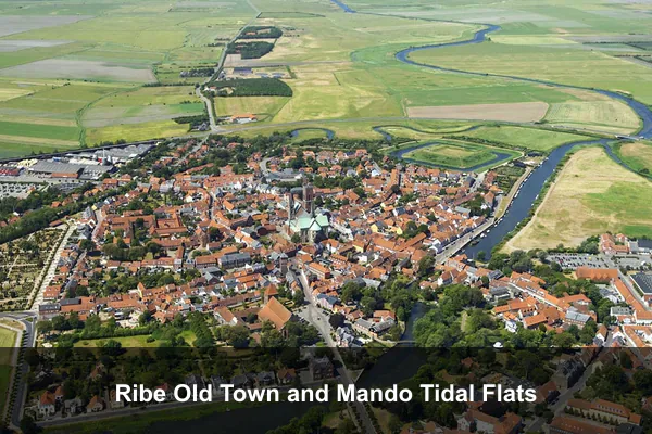 Ribe Old Town and Mando Tidal Flats