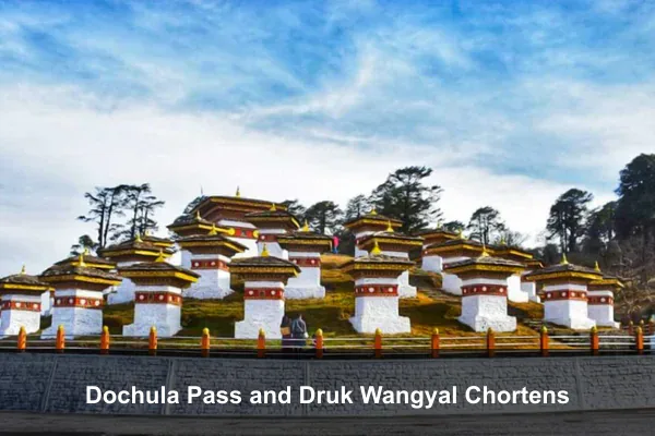Dochula Pass and Druk Wangyal Chortens