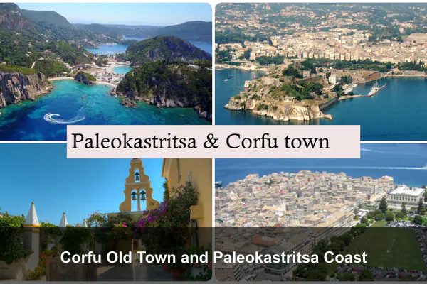 Corfu Old Town and Paleokastritsa Coast